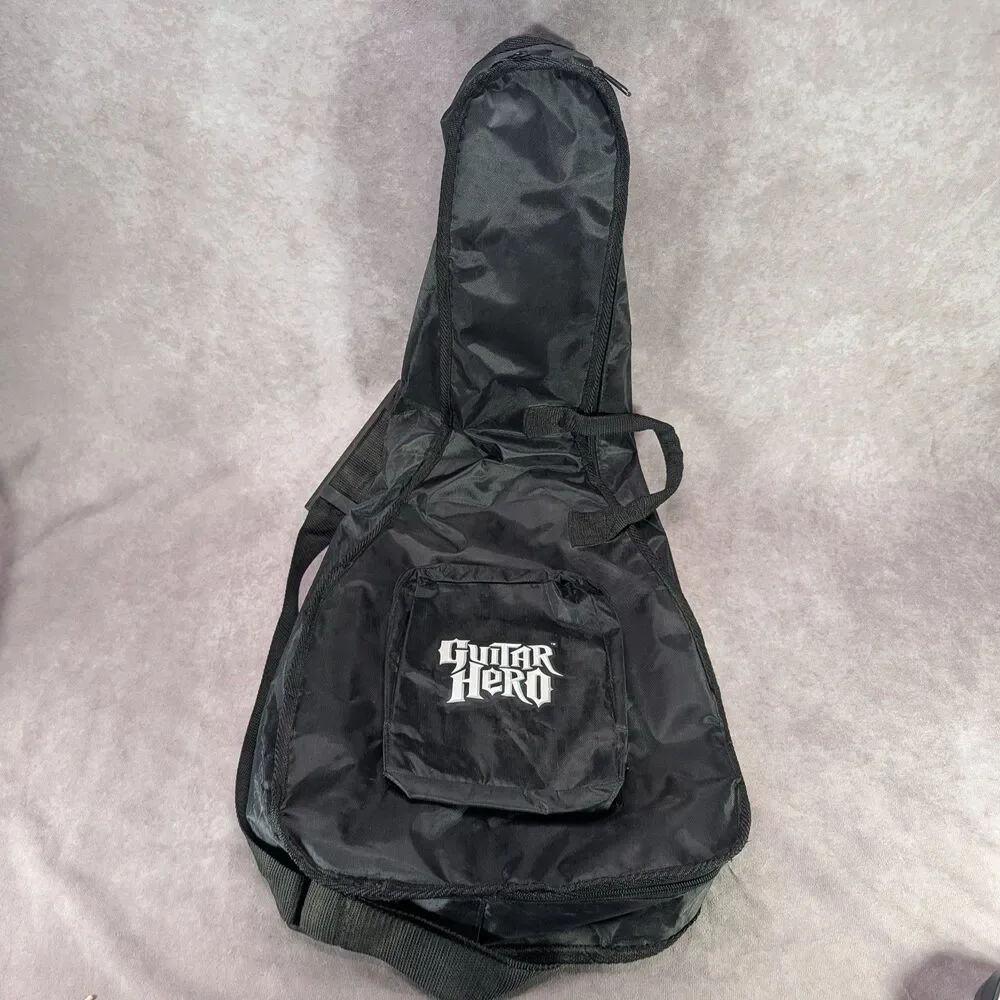 Nintendo Wii Guitar Hero Les Paul Controller RedOctane Gibson UNTESTED With Bag
